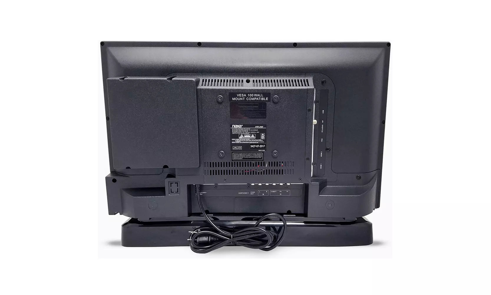 Naxa NTD-2460 24" HD LED 720p TV with Soundbar and DVD Player - Second Medium