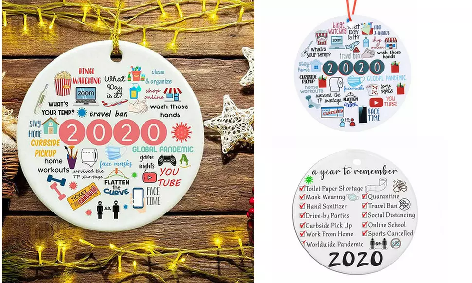 Decorations Remember 2020 Christmas Tree Decor Ornament - Primary Image
