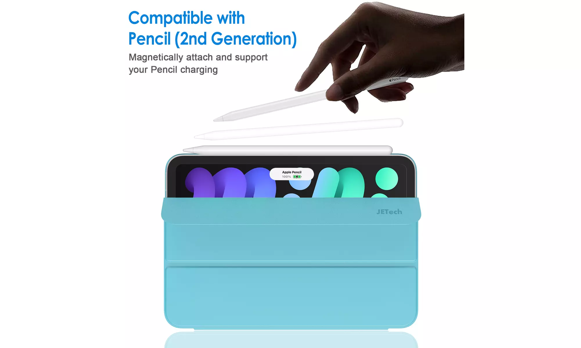 Case for iPad Mini 6 (2021 Model), Magnetic Attachment, Auto Wake/Sleep