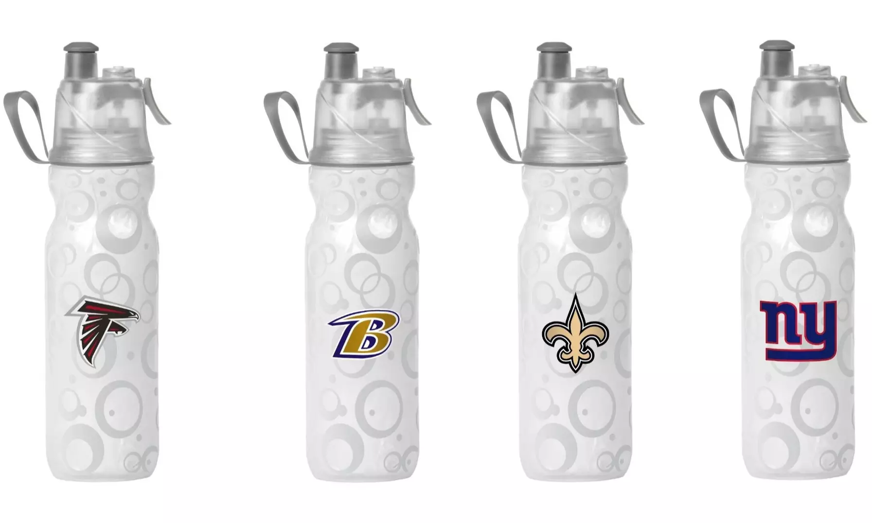 2-Pack O2COOL ArcticSqueeze Insulated Mist 'N Sip Water Bottle with Mister NFL - Primary Image