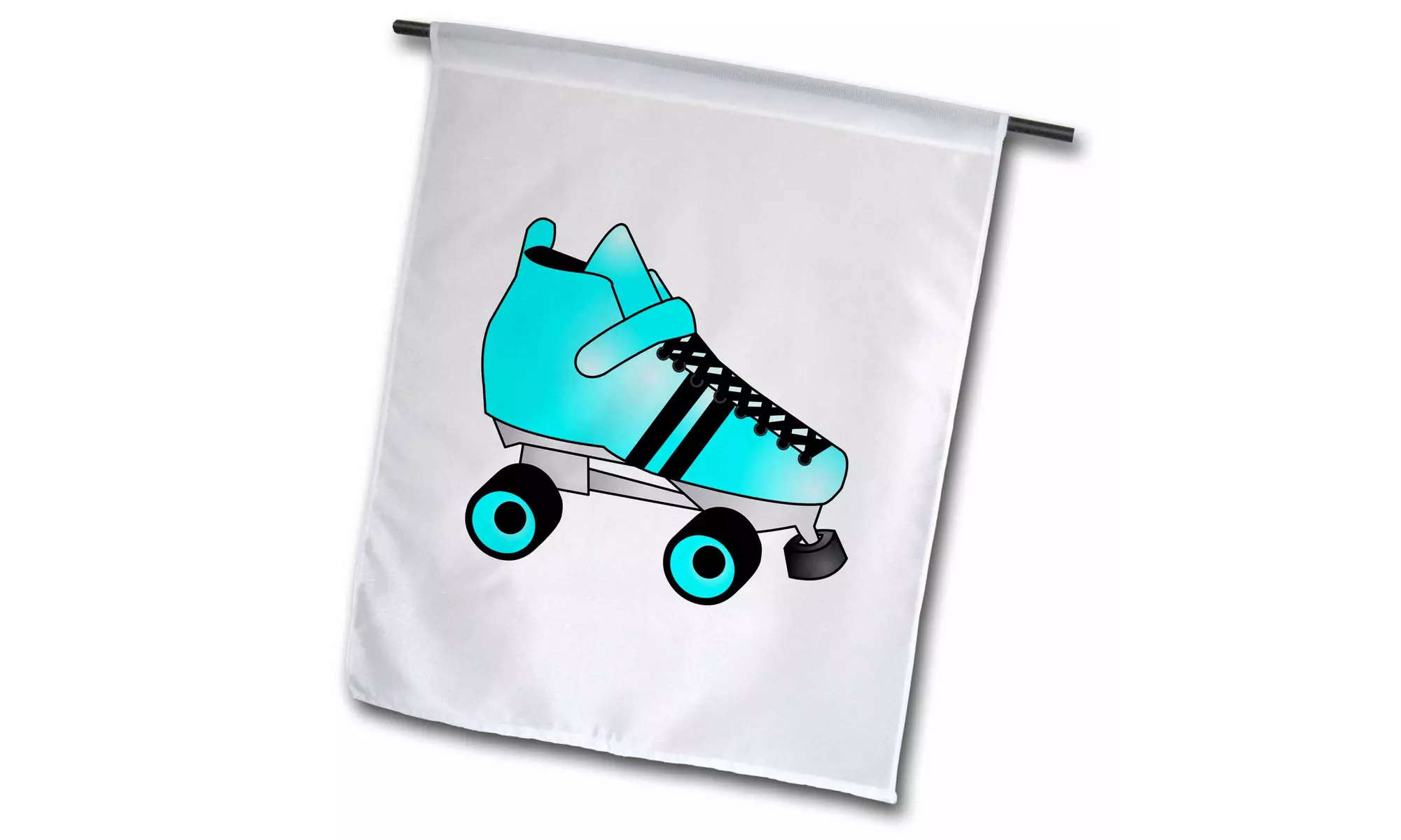  Garden Flag Skating Gifts  - Blue and Black Roller Skate - 12 by 18-inches  - Primary Image