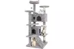 ZENY 53 inch Cat Tree with Scratching Posts and 2 Plush Rooms - Second Medium