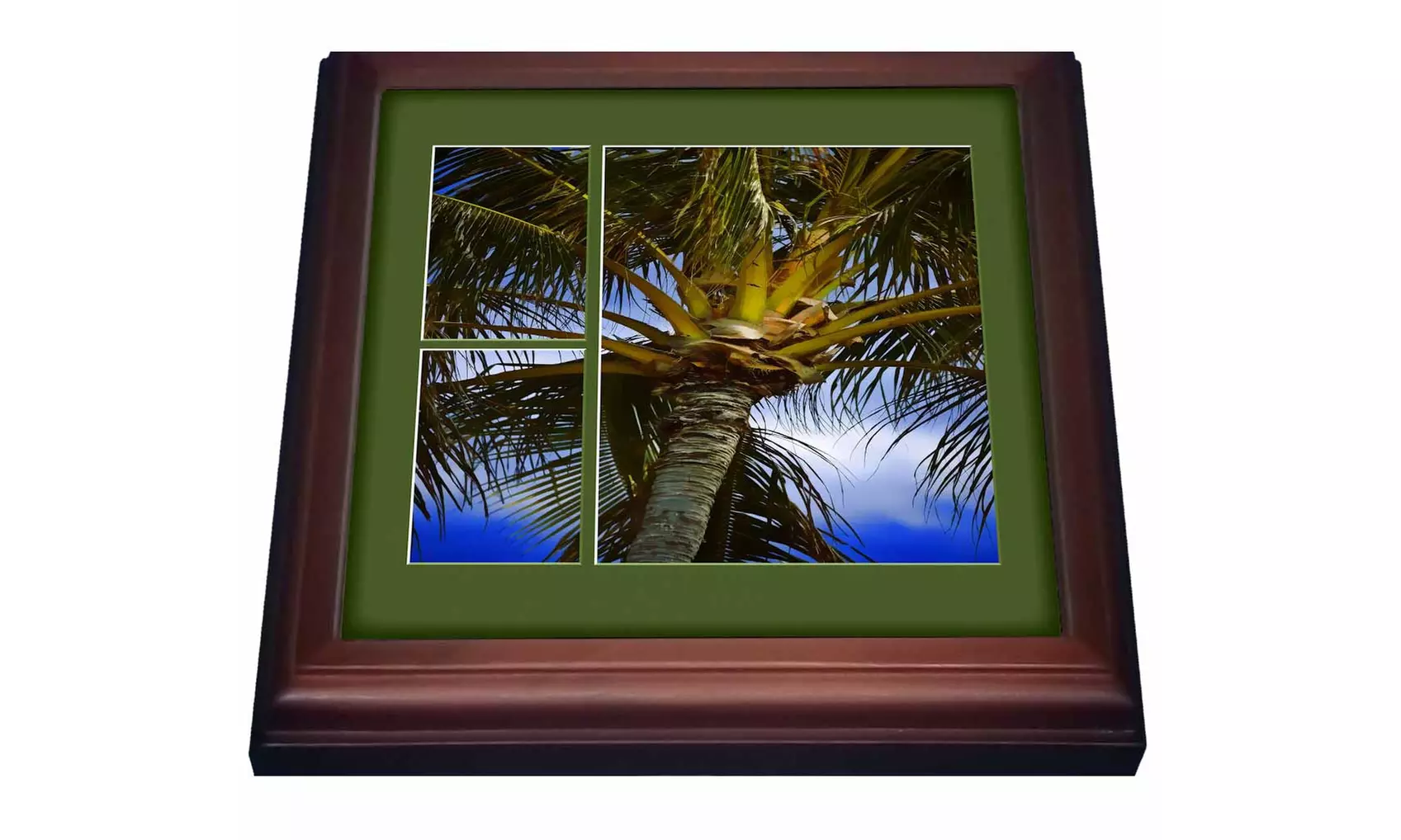 Trivet with TilePalm Tree - Second Medium
