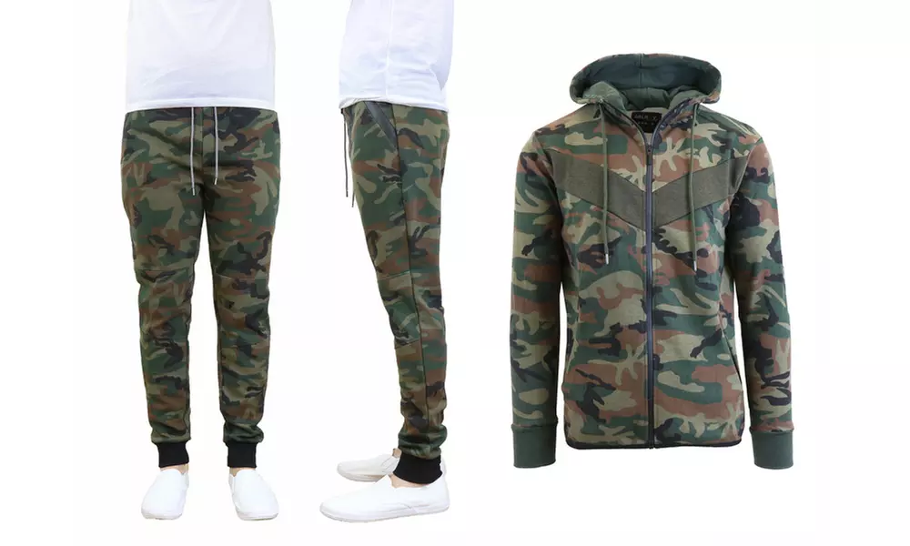 Men's Tech-Fleece Hoodie and Joggers Set - Second Medium