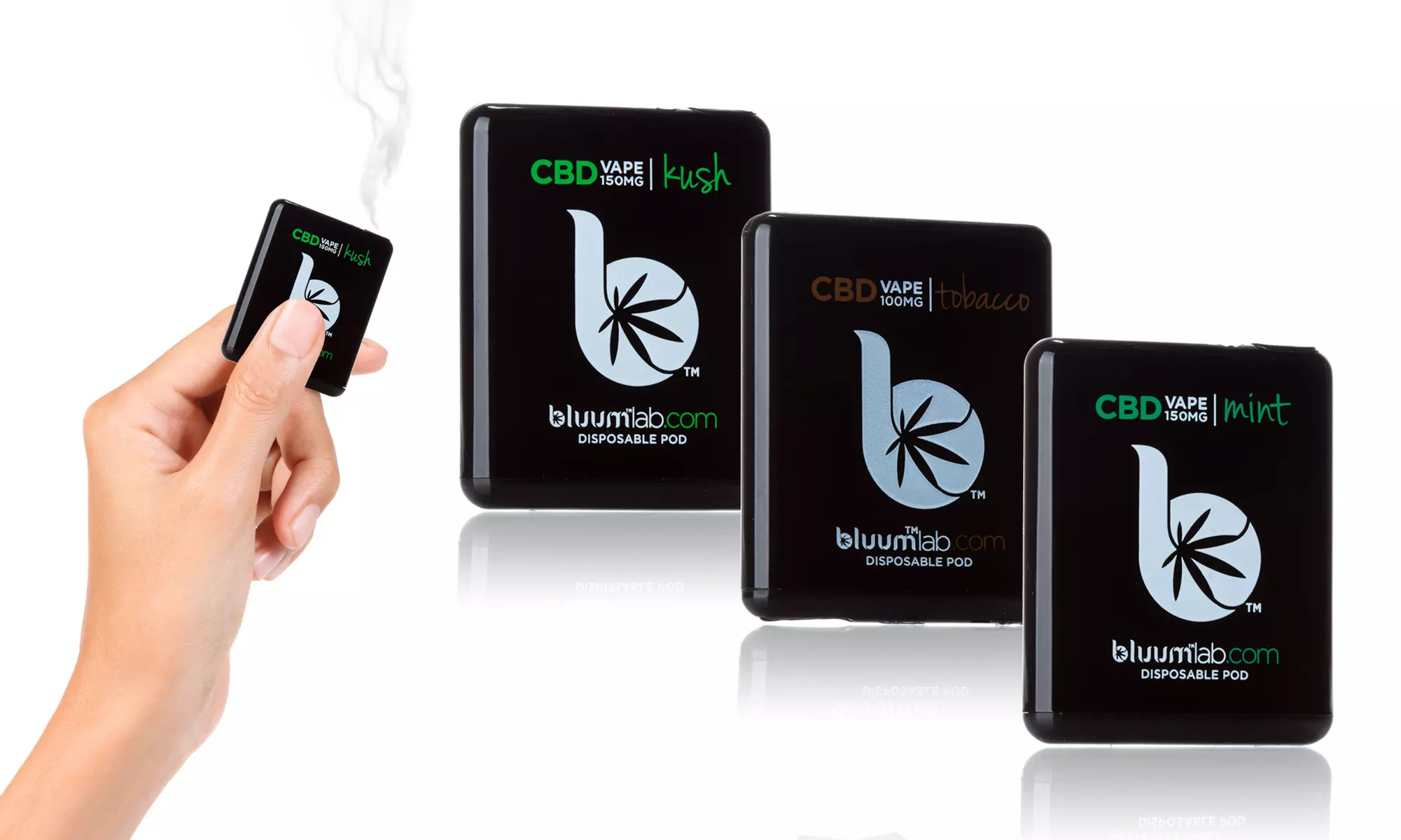 Pre-filled Organic CBD 150MG 1ML Portable Disposable Vaporizer Pods - Primary Image