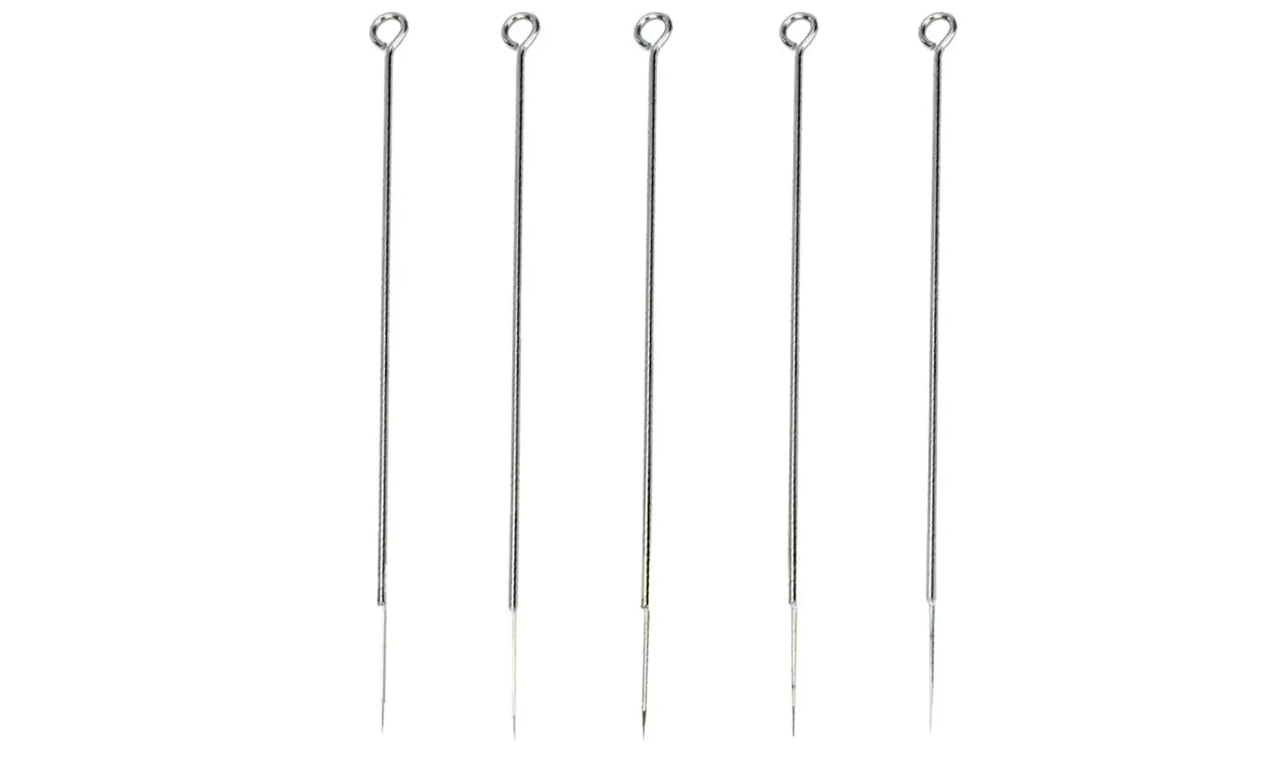 50 Pcs Piercing Tattoo Needles Sterile Disposable Body Makeup Puncture Needle - Second Medium