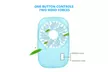 Mini Portable USB Rechargeable Hand Held Air Conditioner Summer Cooler Fan - Second Medium