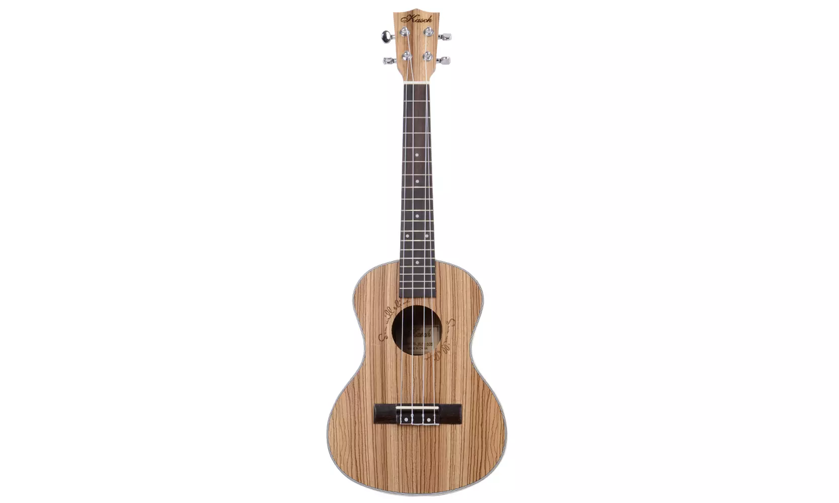 Kasch 26" Exquisite Zebra Wood Ukulele - Primary Image