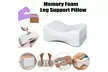 Contour Leg Wedge Knee Pillow Memory Foam Hip Cushion Back Pain Relief Sleeping - Second Medium