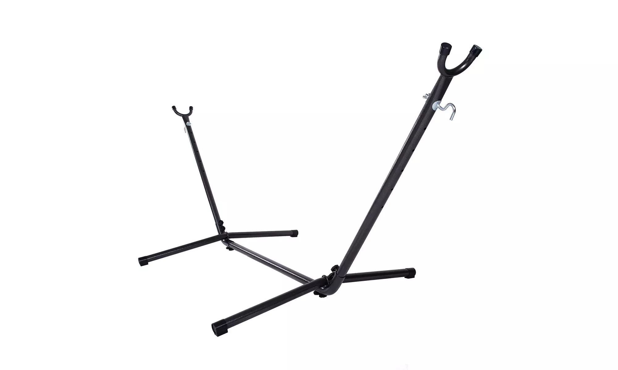 Hammock Accessory Portable Hammock Stand Black Background & Silver Flower