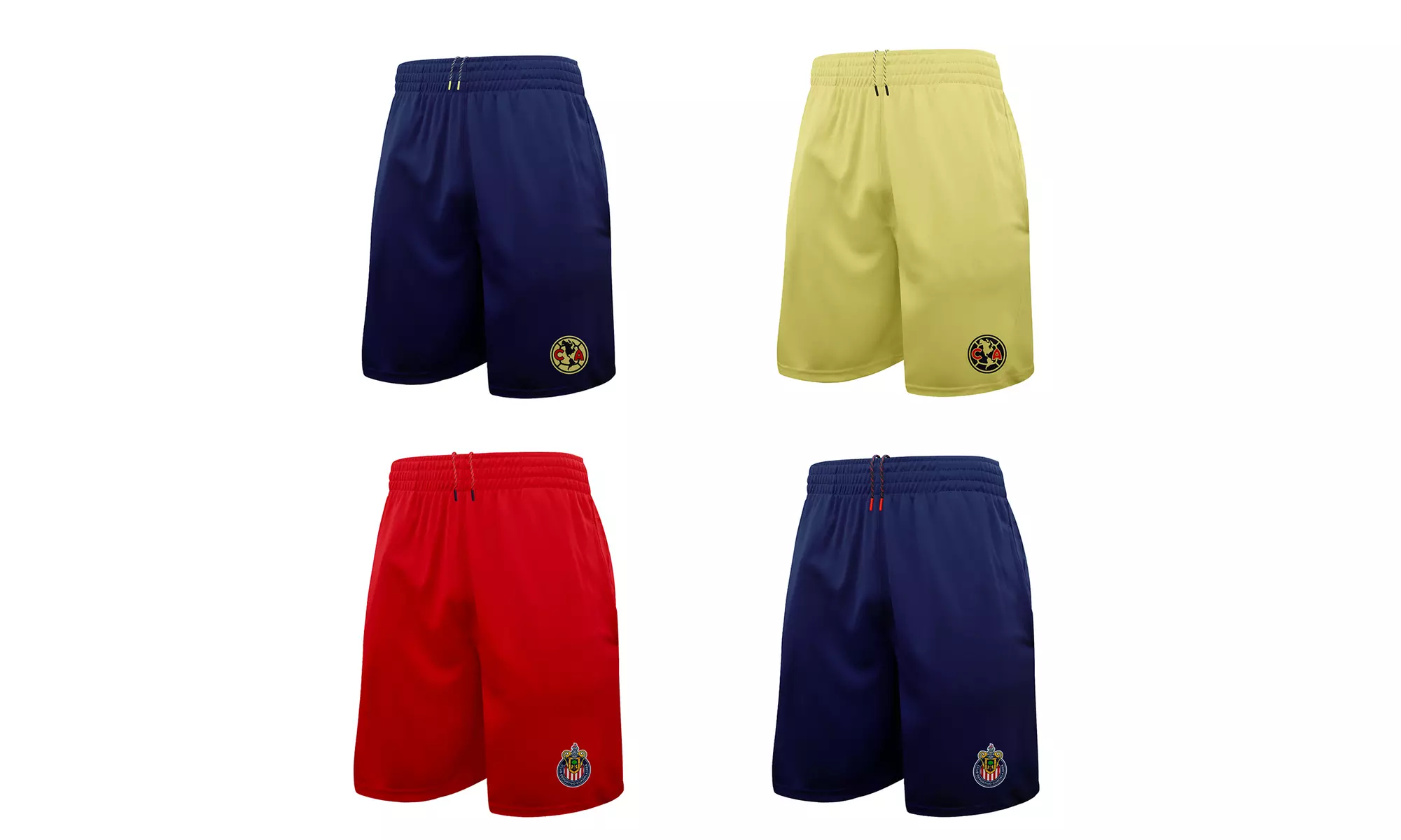 Men's LIGA MX Club Logo Active Mexico Soccer Track Shorts - Primary Image