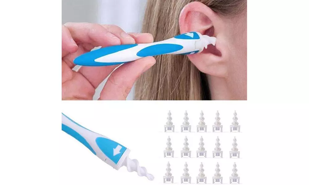 Smart Ear Wax Cleaner Ear Care Kit with 16 Replacement Heads - Primary Image