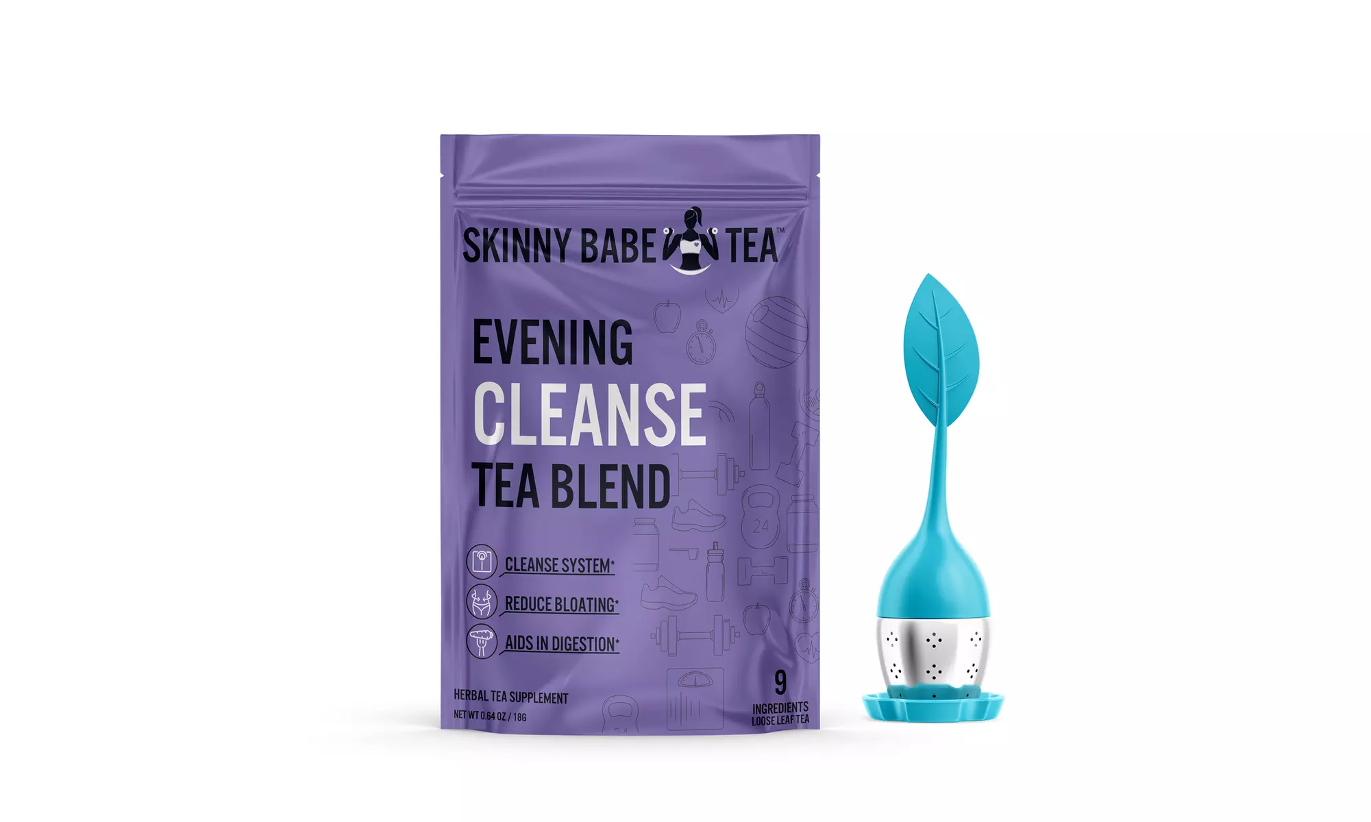 Skinny Babe Tea Evening Cleanse with Infuser