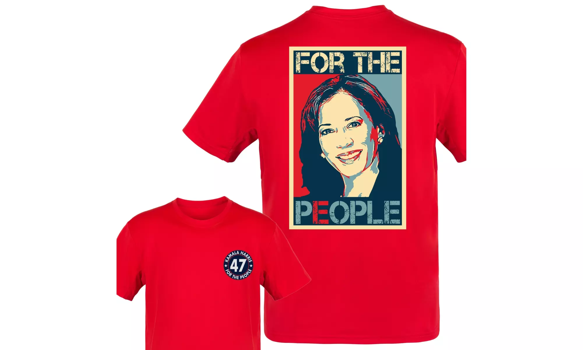 Trump Harris Presidential Election Graphic T-Shirts