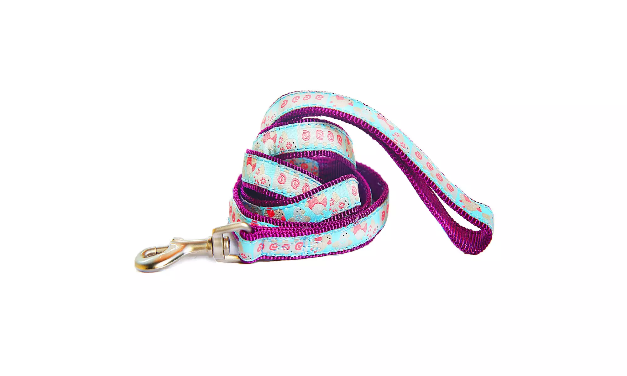 Touchdog 'Avery Patterned' Tough Stitched Dog Harness and Leash - Second Medium