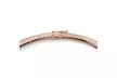 Rose Gold-Plated Omega-Link Choker Necklace 18" - Image 4