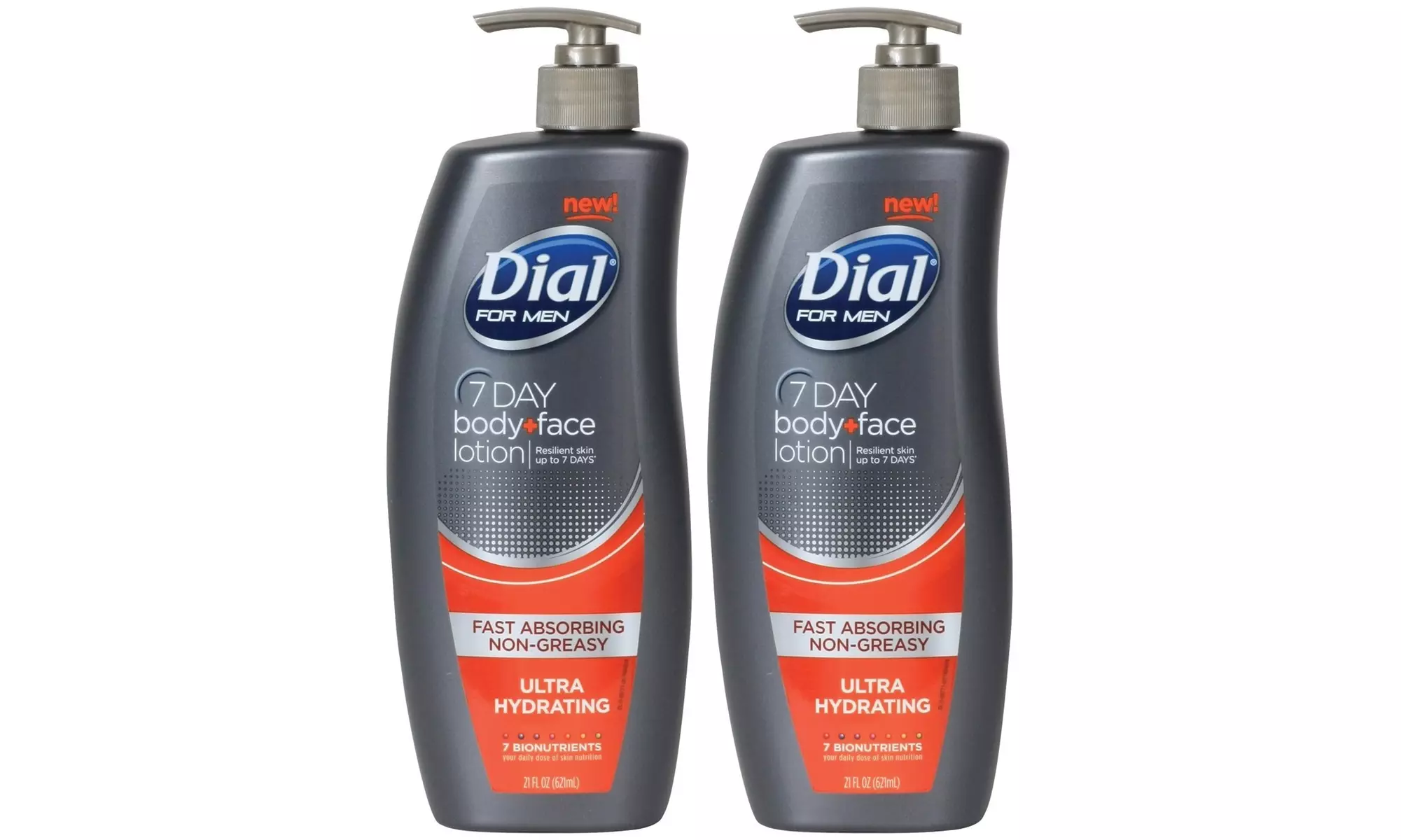 Dial for Men Nutriskin Body & Hand Lotion Ultra Hydrating, 21 Ounce, Pack of 2 - Primary Image