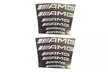 US 1-2 Set of 6 Pc Curved AMG Vehicle Brake Caliper Decal Sticker Race Sport Car - Second Medium