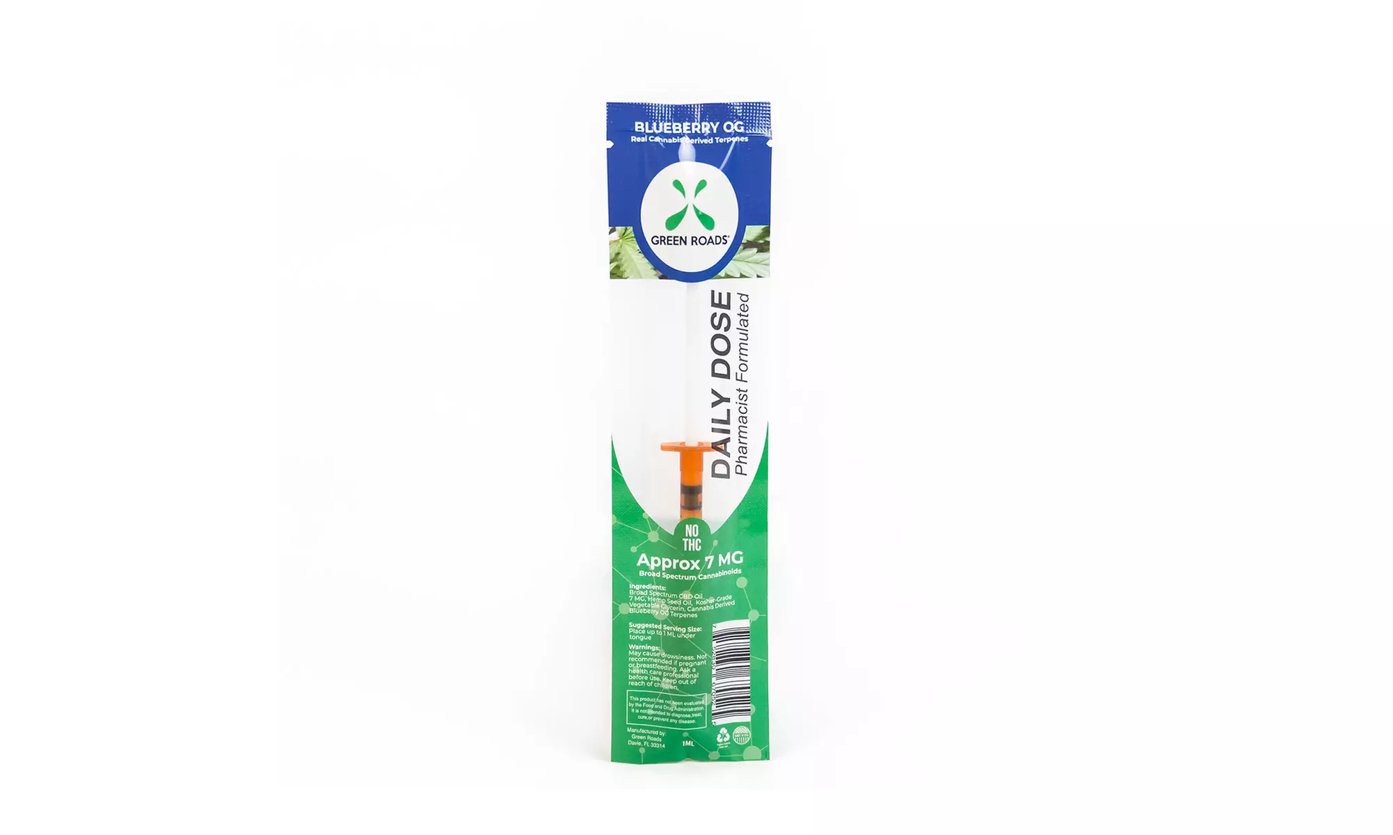 Green Roads CBD Blueberry OG Daily Dose with Terpenes - Primary Image