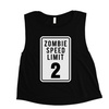 Image 12: Zombie Speed Limit Womens Crop Top
