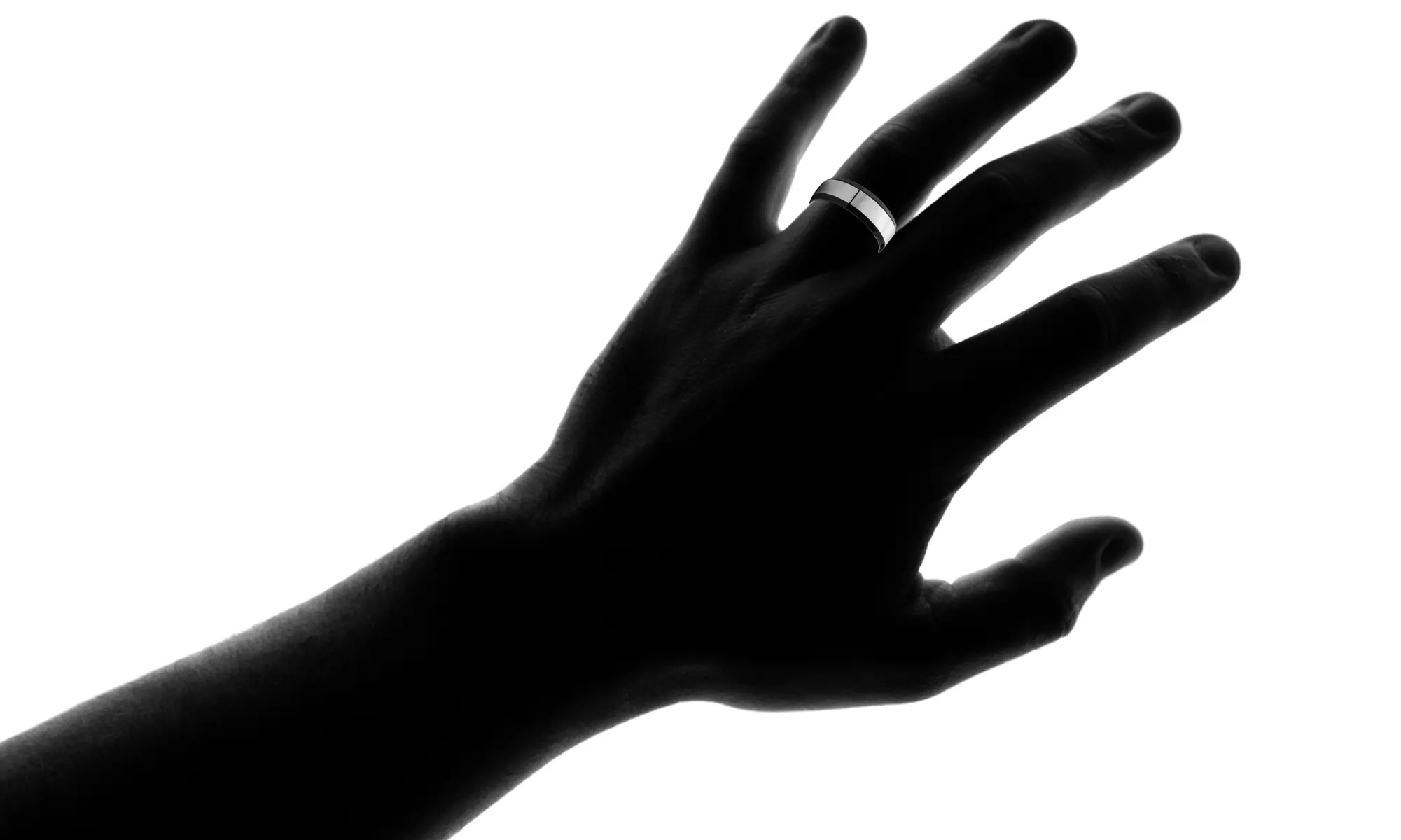 Black Plated Two-tone Band 