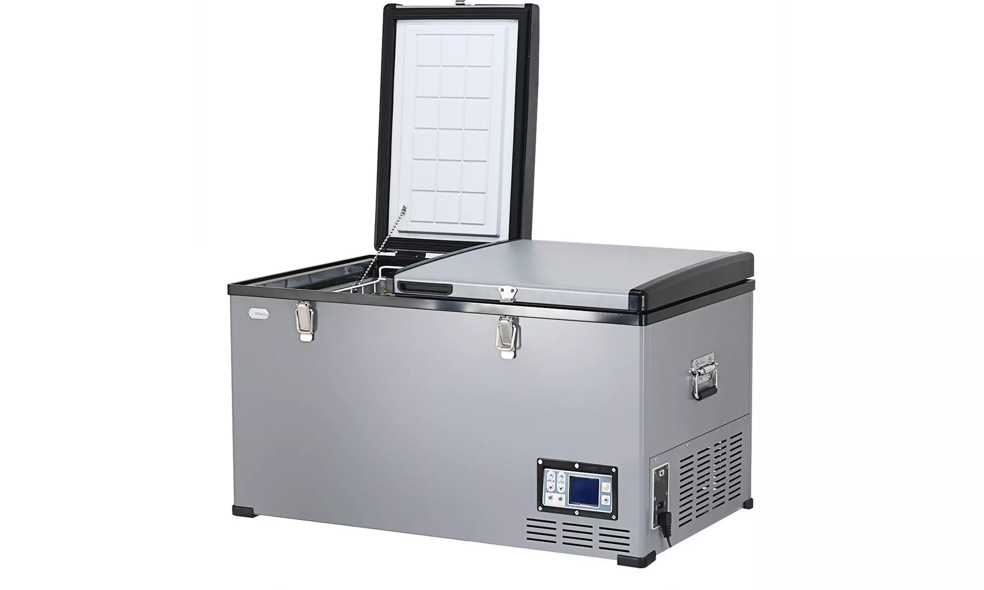 84-Quart Portable Electric Car Cooler Refrigerator / Freezer Compressor Camping - Primary Image