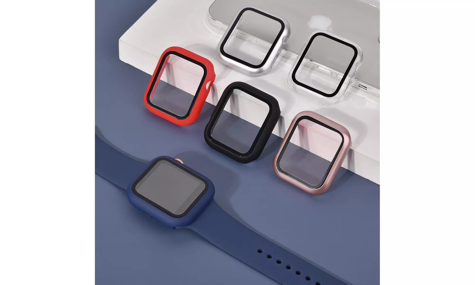 Tempered Glass Screen Protector for Apple Watch - Primary Image
