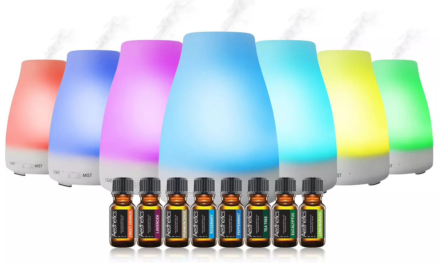 Aesthetics Aroma Diffuser and Essential Oil Set (9-Piece) - Second Medium