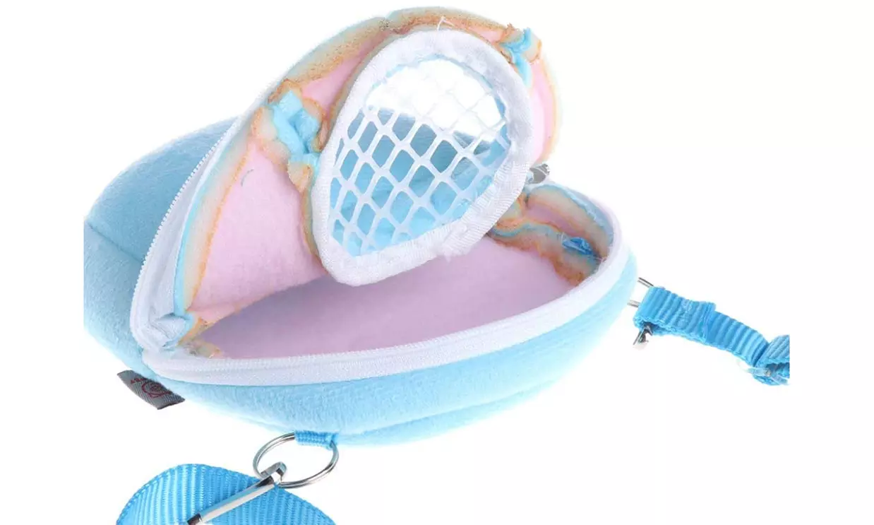 Carrier Bag Portable Travel Backpack Breathable Bag bonding Pouch for Small Pets - Primary Image