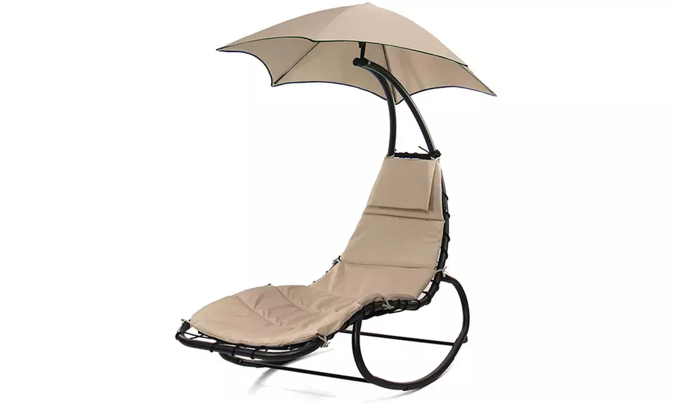 Outdoor Rocking Chaise Lounger Hammock Chair - Second Medium