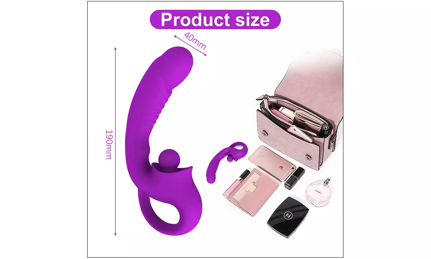 Clitoral Tapping Rabbit Vibrator for Clit G Spot Triple Stimulation