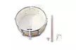 14x5.5 Inch Professional Snare Drum Drumsticks Drum Key Strap Set Burlywood - Second Medium