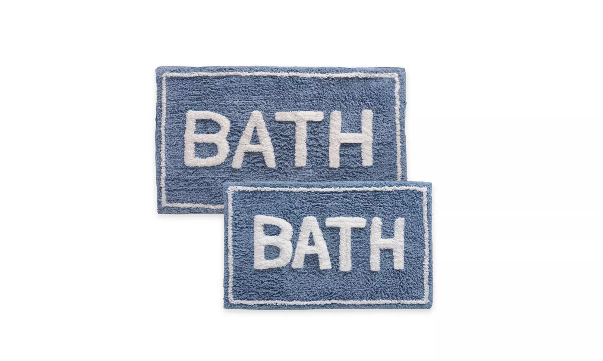 St Mary's 2 Piece Tufted Bath Rug Set with Latex Backing