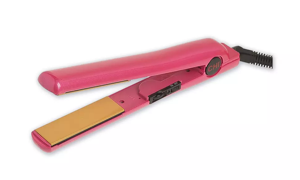 CHI Air Expert 1" Classic Tourmaline Ceramic Straightener Flat Iron - Pink - Primary Image