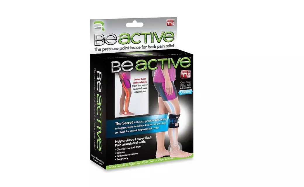 Natures Pillows NP-BA1000 BeActive Acupressure Sciatic Nerve Leg Brace - Primary Image