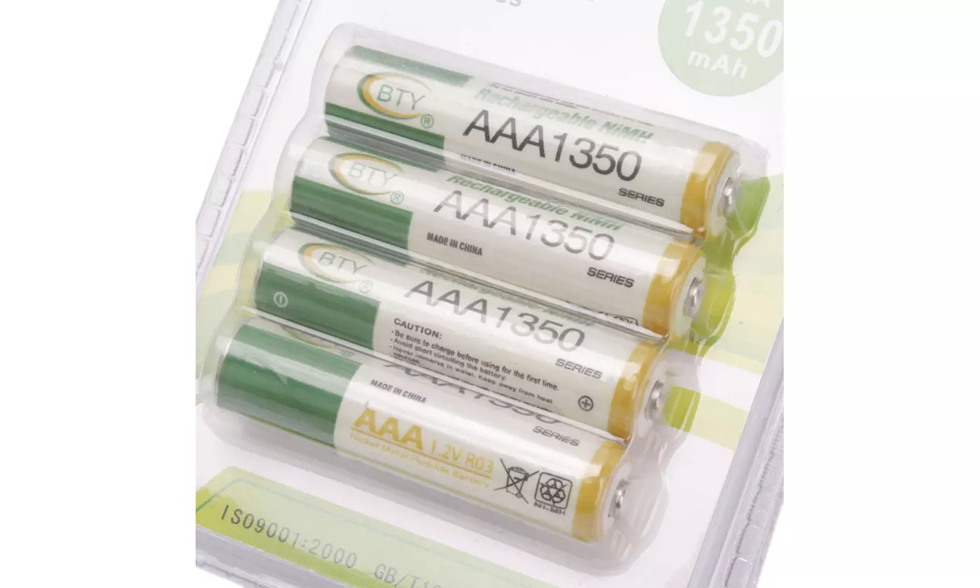 8Pcs 1.2V AA/AAA UltraFire Ni-MH Rechargeable Battery - Second Medium