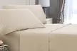 Clearance: Microfiber Embroidery Bed Sheet Set with Pillowcase - Second Medium
