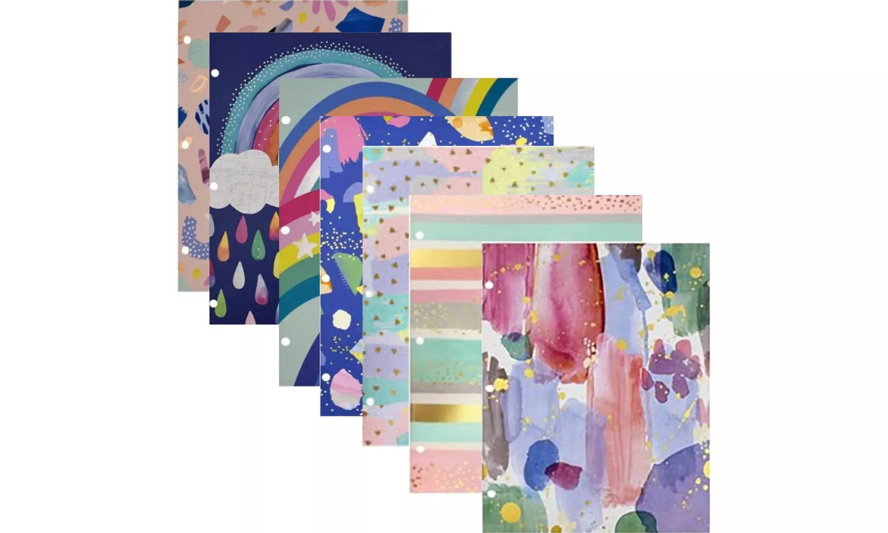 Greenroom Multi-color 2 Pocket Portfolio Paper Folder - Primary Image