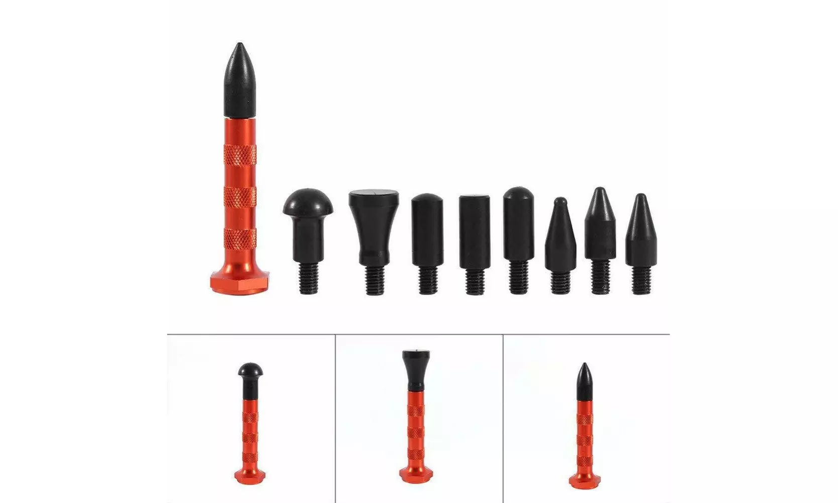 US Paintless Dent Removal Puller Lifter Dent Tool Line Board Repair Hammer Kit - Second Medium