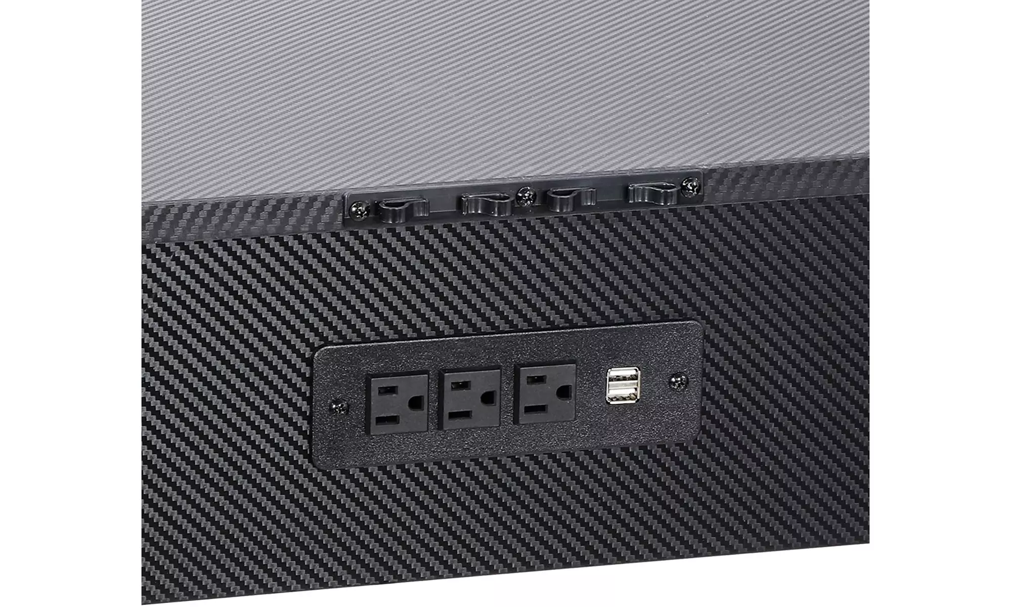 ZENY Gaming Desk with Carbon Fiber Surface, Computer Desk, PC Gaming Workstation - Second Medium