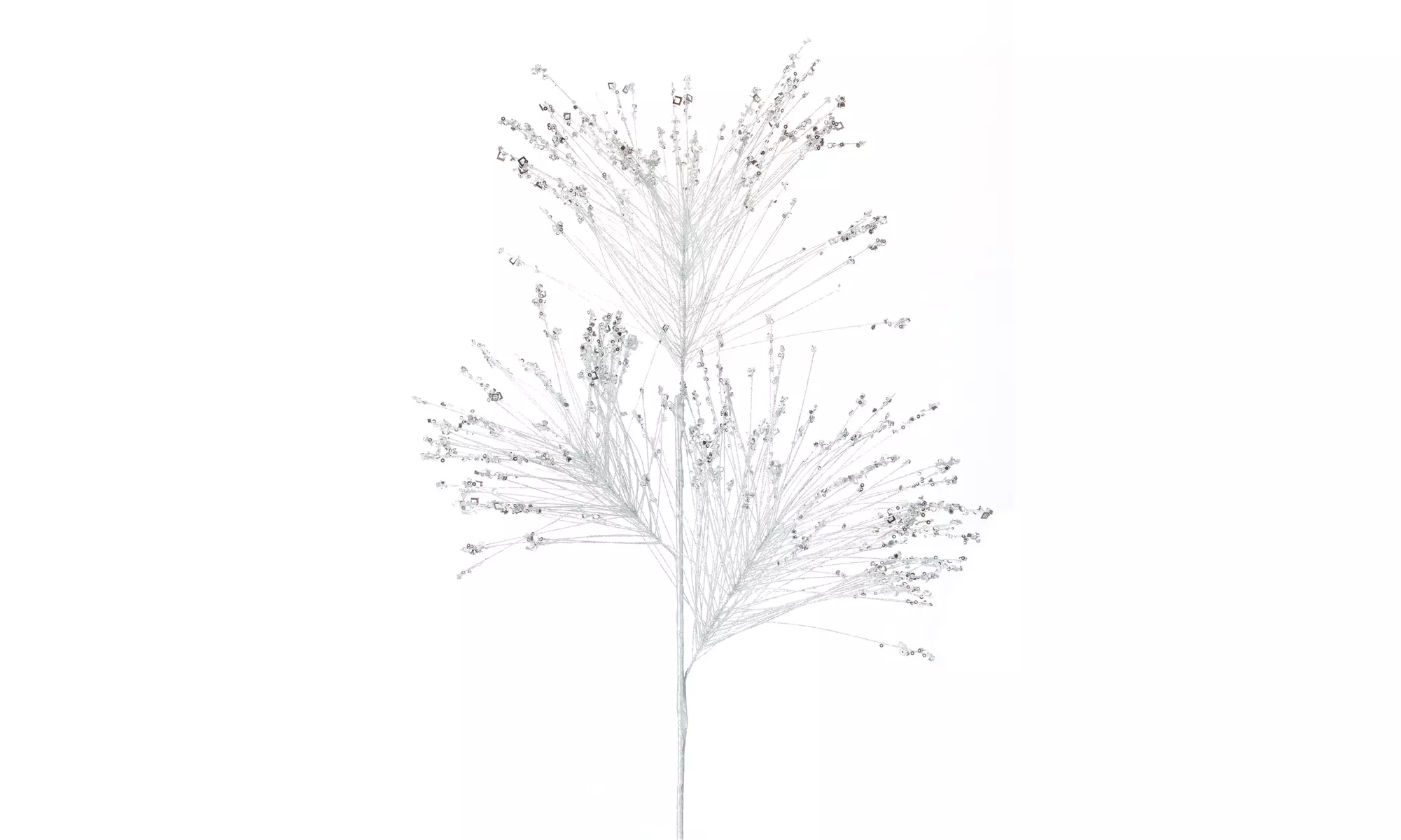 Pine and Sequin Spray (Set of 12) 31"H PVC - Primary Image