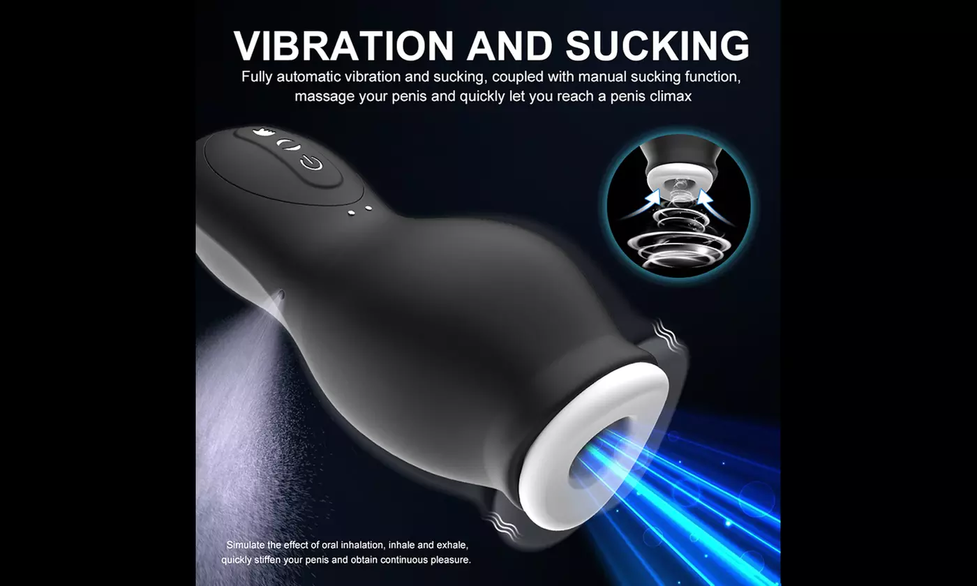 Automatic Hands-Free Masturbator Massager Vibration Stroker