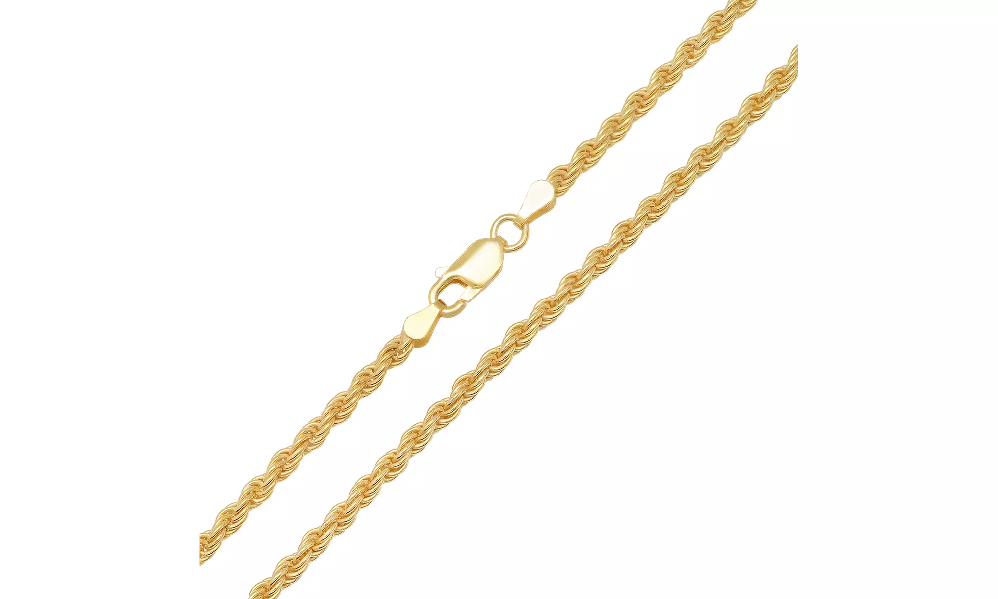 Mens Heavy Rope Chain - Italy - 925 Silver or Gold