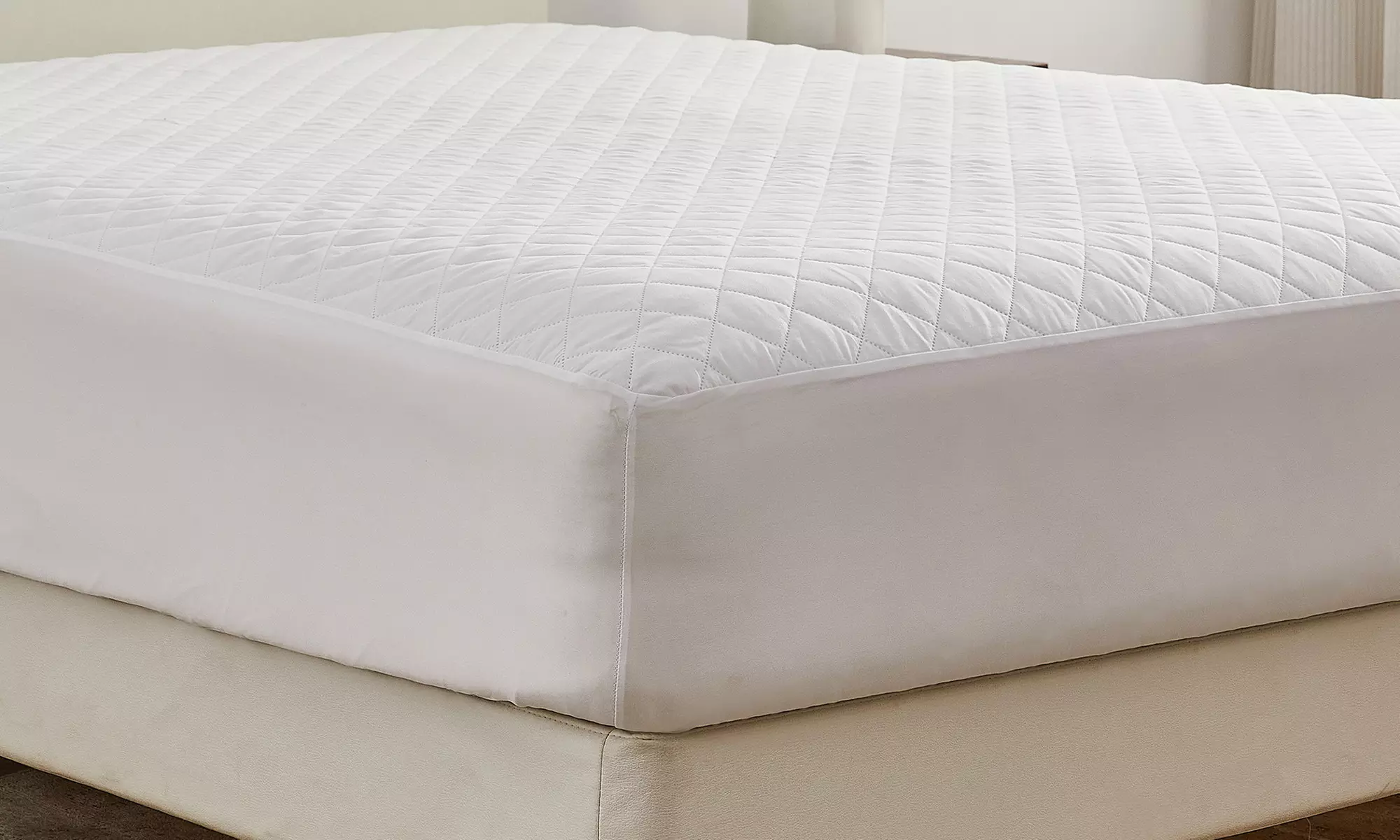 Down Alternative Box Stitched Mattress Pad