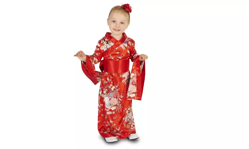 japanese Kimono Toddler Costume - Primary Image