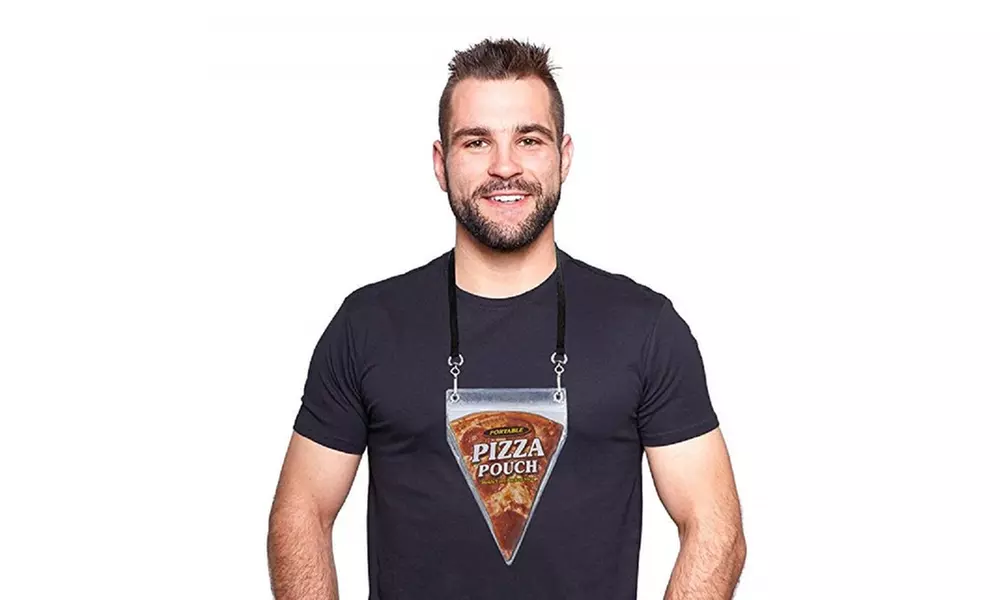 Portable Pizza Pouch Necklace Gag Gift - Second Medium