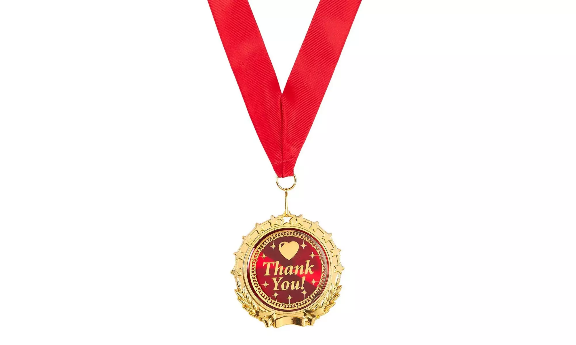 Gold Thank You Medal - Thank You Gift Award Medals - Made from Real Metal - Second Medium