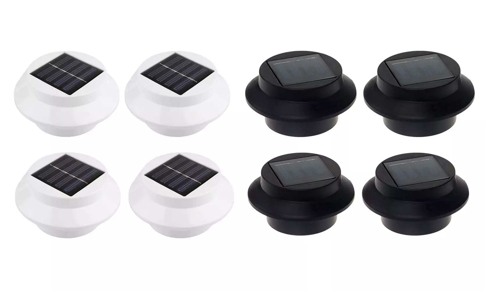 Solar Powered LED Outdoor Gutter Lights (4-Pack) - Primary Image