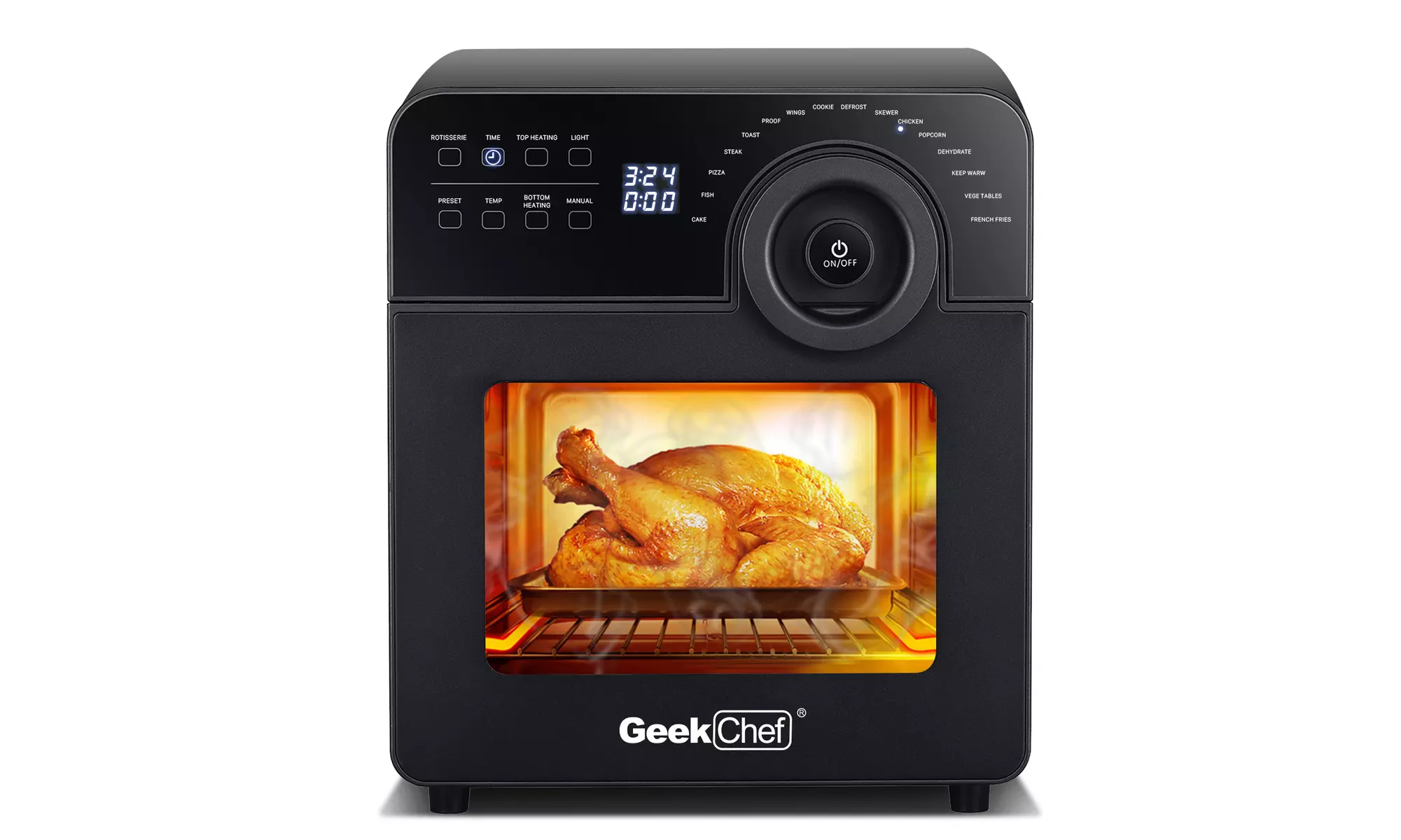 Black Air Fryer Oven Muti-Purpose Air Fryer Oven - Primary Image