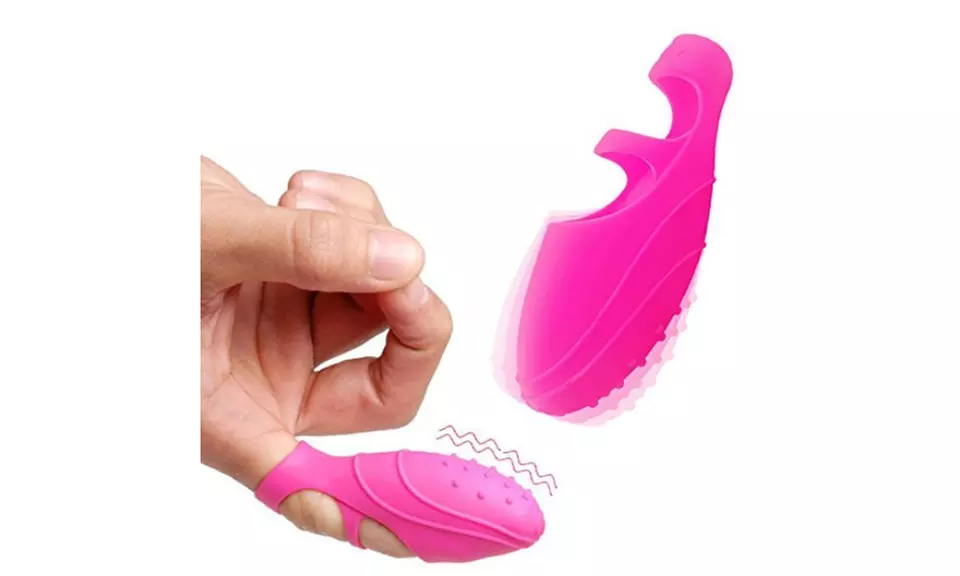 Flirting Mini Massager Powerful Silicone Finger Vibrator G-spot Stimulator - Primary Image